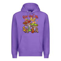 Purple you had me at salsa Premium Hoodie - LillyAllenDesigns