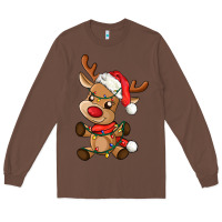 Chestnut baby christmas reindeer Long Sleeve Tee - AdoDesignShop