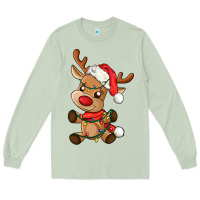 Matcha baby christmas reindeer Long Sleeve Tee - AdoDesignShop