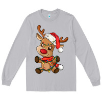 Moon Dust baby christmas reindeer Long Sleeve Tee - AdoDesignShop