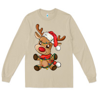Mushroom baby christmas reindeer Long Sleeve Tee - AdoDesignShop
