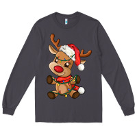 Smoke baby christmas reindeer Long Sleeve Tee - AdoDesignShop