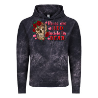 Cloud Black roses are red inside i'm dead Skull Vintage Hoodie - RanaPortraitStore