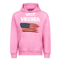 Fuchsia Pink WEST VIRGINIA Urban Hoodie - Bettercallsaul