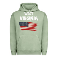 Pigment Oil Green WEST VIRGINIA Urban Hoodie - Bettercallsaul