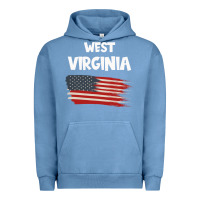 Pigment Pebble Blue WEST VIRGINIA Urban Hoodie - Bettercallsaul
