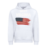 White WEST VIRGINIA Urban Hoodie - Bettercallsaul
