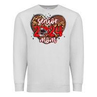 Dove Grey senior 2024 mom football Premium Sweatshirt - MaliasSmallBusiness