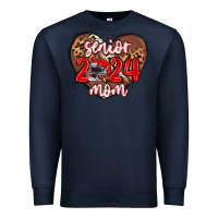 Senior 2024 Mom Football Premium Sweatshirt | Teevron