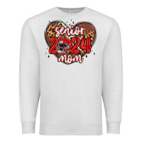 Oatmeal Heather senior 2024 mom football Premium Sweatshirt - MaliasSmallBusiness