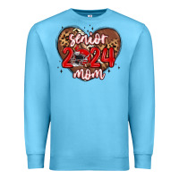 Ocean Blue senior 2024 mom football Premium Sweatshirt - MaliasSmallBusiness