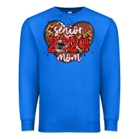 True Royal senior 2024 mom football Premium Sweatshirt - MaliasSmallBusiness