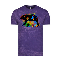 Cloud Purple autism mama bear Vintage Tee - Zillion Design Studio