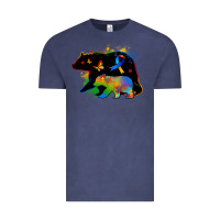 Vintage Denim autism mama bear Vintage Tee - Zillion Design Studio