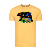 Vintage Mustard autism mama bear Vintage Tee - Zillion Design Studio