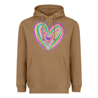 Toasted Coconut valentine's day colorful heart Heavyweight Hoodie - MaliasSmallBusiness