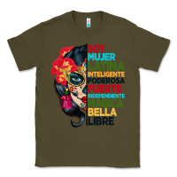 Army Green sugar skull women hispanic heritage month Classic Tee - BundleAndBundleShop