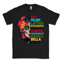 Black sugar skull women hispanic heritage month Classic Tee - BundleAndBundleShop