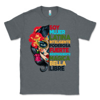 Charcoal Heather sugar skull women hispanic heritage month Classic Tee - BundleAndBundleShop