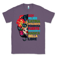 Lavender sugar skull women hispanic heritage month Classic Tee - BundleAndBundleShop