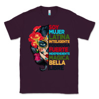 Plum sugar skull women hispanic heritage month Classic Tee - BundleAndBundleShop