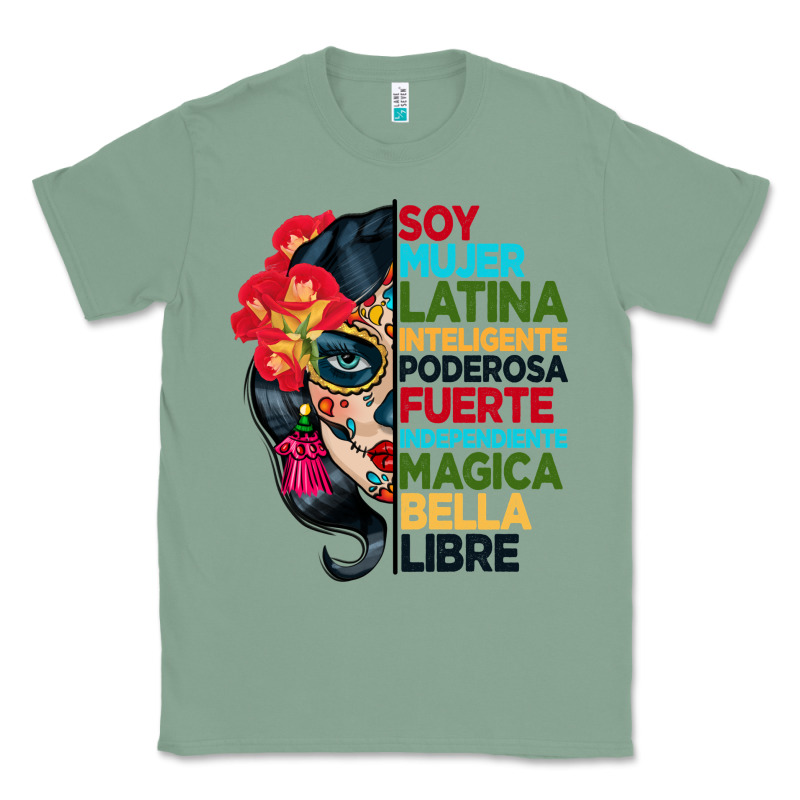 Sugar Skull Women Hispanic Heritage Month Classic Tee by BundleAndBundleShop | Teevron