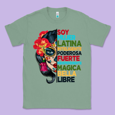 Sugar Skull Women Hispanic Heritage Month Classic Tee Designed By Bundleandbundleshop