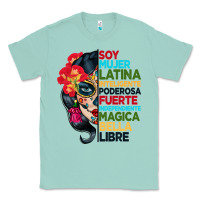 Seafoam sugar skull women hispanic heritage month Classic Tee - BundleAndBundleShop