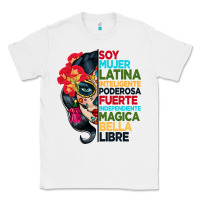 White sugar skull women hispanic heritage month Classic Tee - BundleAndBundleShop