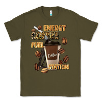 Army Green energy coffee fuel station Classic Tee - Artiststas