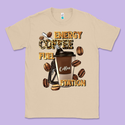 Energy Coffee Fuel Station Classic Tee Designed By Artiststas