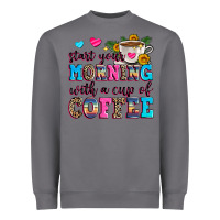 Storm start your morning with a cup of coffee Heavyweight Sweatshirt - Zillion Design Studio