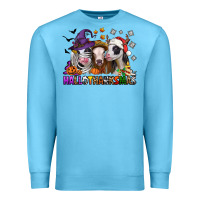 Ocean Blue Happy Hallothanksmas heifers Premium Sweatshirt - NancyCooperArtShop