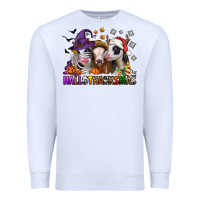 White Happy Hallothanksmas heifers Premium Sweatshirt - NancyCooperArtShop