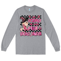 Heather Grey in october we wear pink for breast cancer Long Sleeve Tee - AdoDesignShop