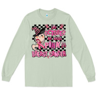 In October We Wear Pink For Breast Cancer Long Sleeve Tee | Teevron