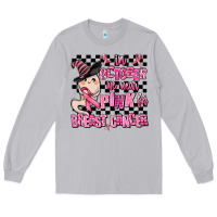 Moon Dust in october we wear pink for breast cancer Long Sleeve Tee - AdoDesignShop