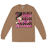 Toasted Coconut in october we wear pink for breast cancer Long Sleeve Tee - AdoDesignShop