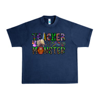 Navy teacher of monster Urban Heavy Tee - CowhideDigitalArt
