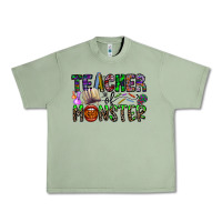 Oil Green teacher of monster Urban Heavy Tee - CowhideDigitalArt