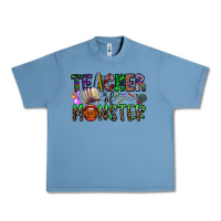 Pebble Blue teacher of monster Urban Heavy Tee - CowhideDigitalArt