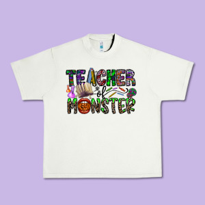 Teacher Of Monster Urban Heavy Tee Designed By Cowhidedigitalart