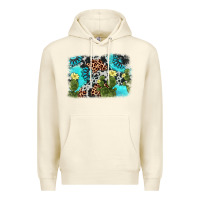 Sandshell cactus gemstone background Premium Hoodie - AdoDesignShop