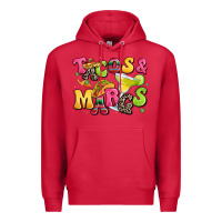 Cardinal tacos and margaritas Premium Hoodie - LillyAllenDesigns