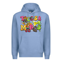 Colony Blue tacos and margaritas Premium Hoodie - LillyAllenDesigns