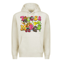 Oatmeal Heather tacos and margaritas Premium Hoodie - LillyAllenDesigns