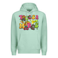 Seafoam tacos and margaritas Premium Hoodie - LillyAllenDesigns