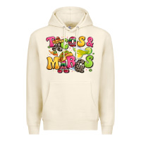 Tofu tacos and margaritas Premium Hoodie - LillyAllenDesigns