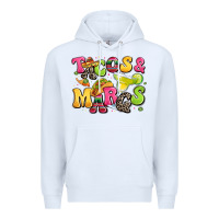 White tacos and margaritas Premium Hoodie - LillyAllenDesigns