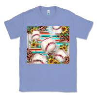 Colony Blue baseball leopard sunflower Classic Tee - JahusDesignShop